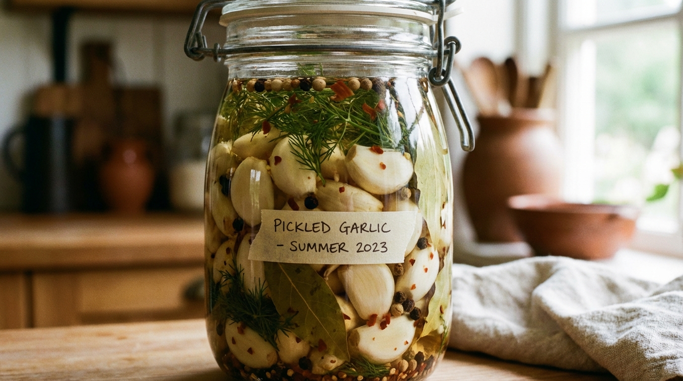discover my unique method of preserving garlic that keeps it fresh for years without drying out or rotting. learn how to store garlic the right way!